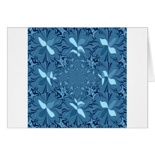Beautiful Amazing Iridescent Blue Kaleidoscope Art