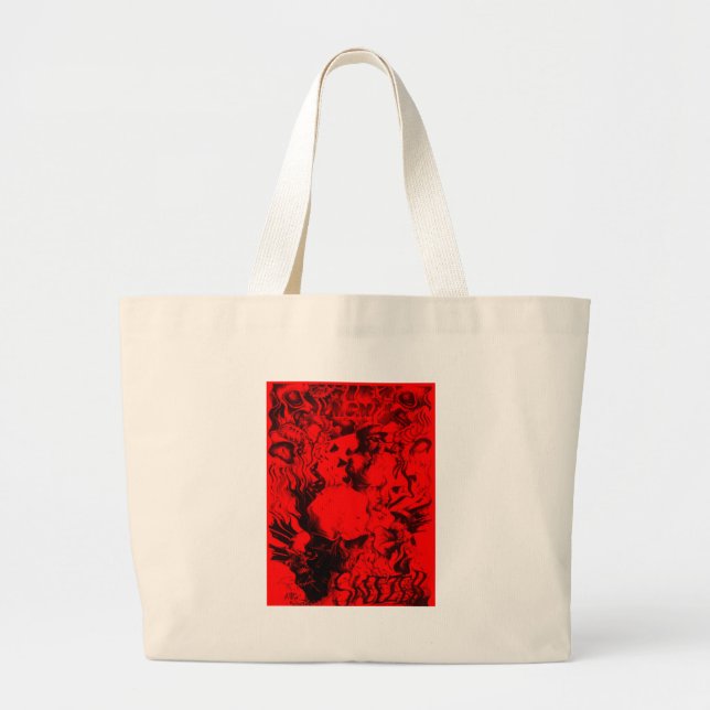 Beautiful amazing latest online quality Skeezers Large Tote Bag (Front)