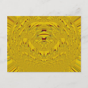Beautiful Amazing  Lion's Golden head  Vector Art  Postcard
