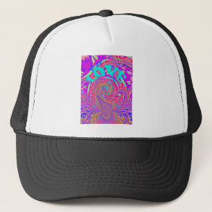 Beautiful Amazing Love Whirl Text Art Print Design Trucker Hat