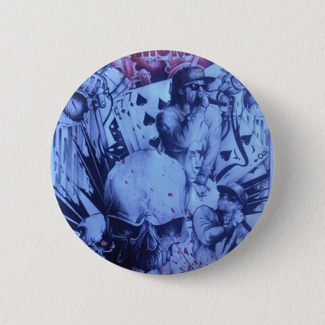 Beautiful amazing online Skeezers artistic pattern 2 Inch Round Button (Front)