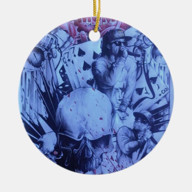 Beautiful amazing online Skeezers artistic product Ceramic Ornament (Front)
