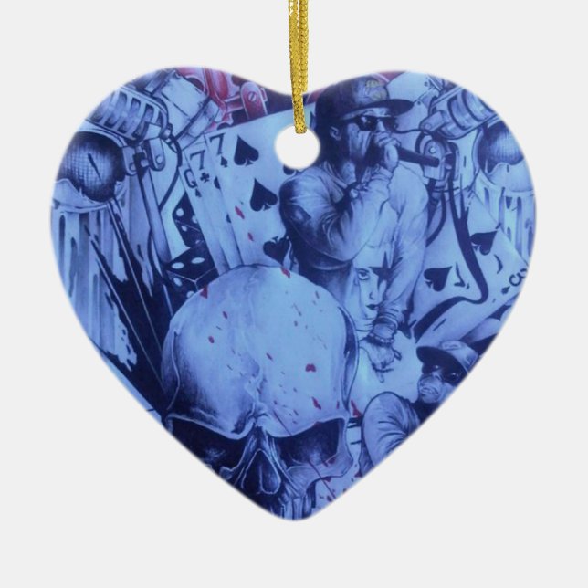Beautiful amazing online Skeezers artistic product Ceramic Ornament (Front)