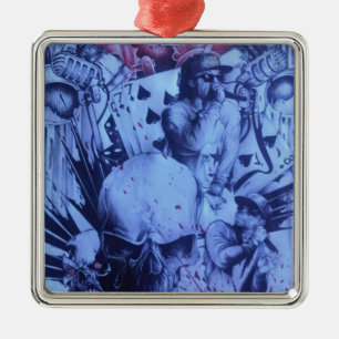 Beautiful amazing online Skeezers artistic product Metal Ornament