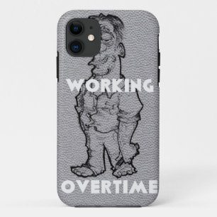 Beautiful Amazing  Pencil Sketch: Working Overtime iPhone 11 Case