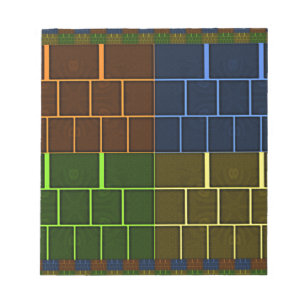 Beautiful Amazing Rainbow Colour Geometrical Desig Notepad