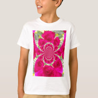 Beautiful Amazing Red Roses Kaleidoscope Pattern