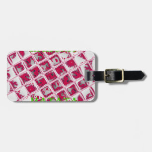 Beautiful Amazing Red Stylish Mirror Image Art Luggage Tag