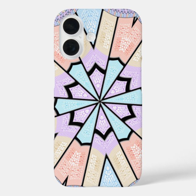 Beautiful Amazing Soft Pastel Geometric Art Print  Case-Mate iPhone Case (Back)