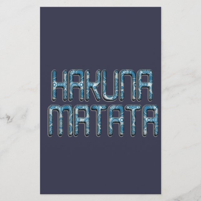 Beautiful amazing swahili text quote design (Front)