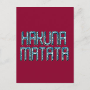 Beautiful amazing Swahili text quote design Postcard