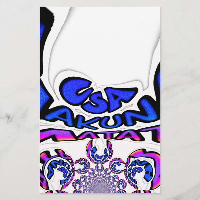 Beautiful Amazing USA Fun Text Art Pattern Design (Front)