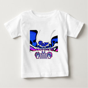 Beautiful Amazing USA Fun Text Art Pattern Design Baby T-Shirt