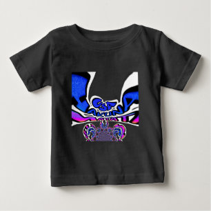 Beautiful Amazing USA Fun Text Art Pattern Design Baby T-Shirt