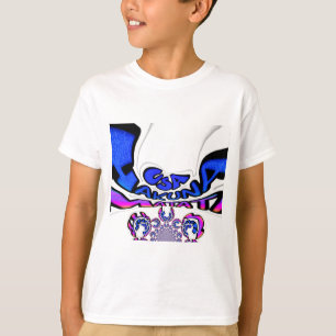 Beautiful Amazing USA Fun Text Art Pattern Design T-Shirt