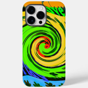 Beautiful Amazing Wavy Summer Wave Floral Colours Case-Mate iPhone 14 Pro Max Case