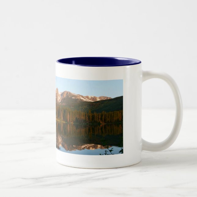 Beautiful America: Sprague Lake Two-Tone Coffee Mug (Right)