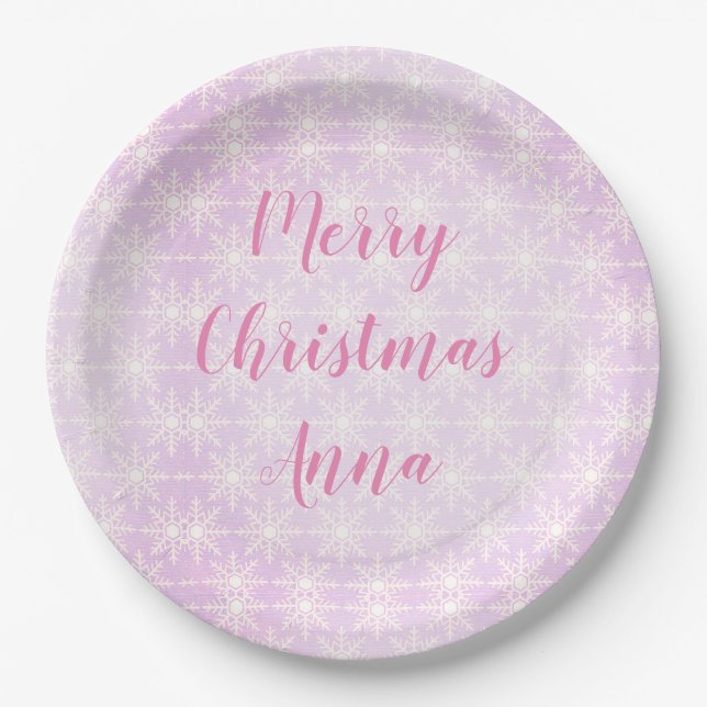 Beautiful, Amezing Christmas  Paper Plate (Front)