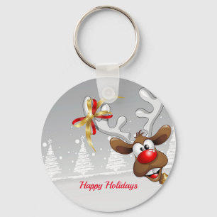 Beautiful, Amezing, Christmas Reindeer  Keychain