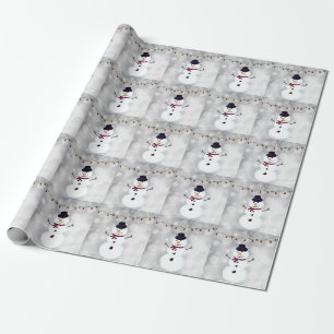 Beautiful, Amezing Christmas Snowman  Wrapping Paper