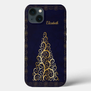 Beautiful, Amezing, Gold Christmas Tree iPhone 13 Case