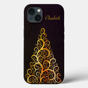 Beautiful, Amezing, Gold Christmas Tree Case-Mate iPhone 13 Case