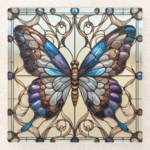 Beautiful and Colourful Butterfly Coaster