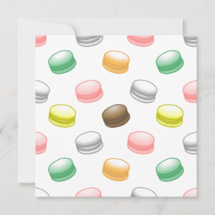 Beautiful and Colourful Macarons Card