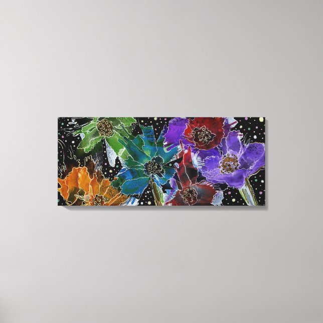 Beautiful and Colourful Poppies Canvas Print (Front)