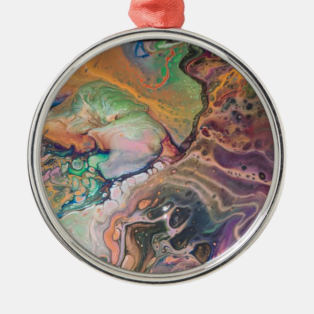 Beautiful and exquisite one-of-a-kind ornaments! metal ornament (Front)