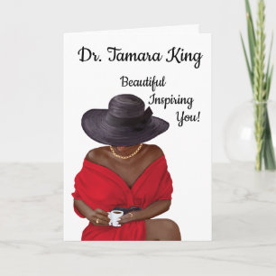 Beautiful and Inspiring   Melanated Greeting Card