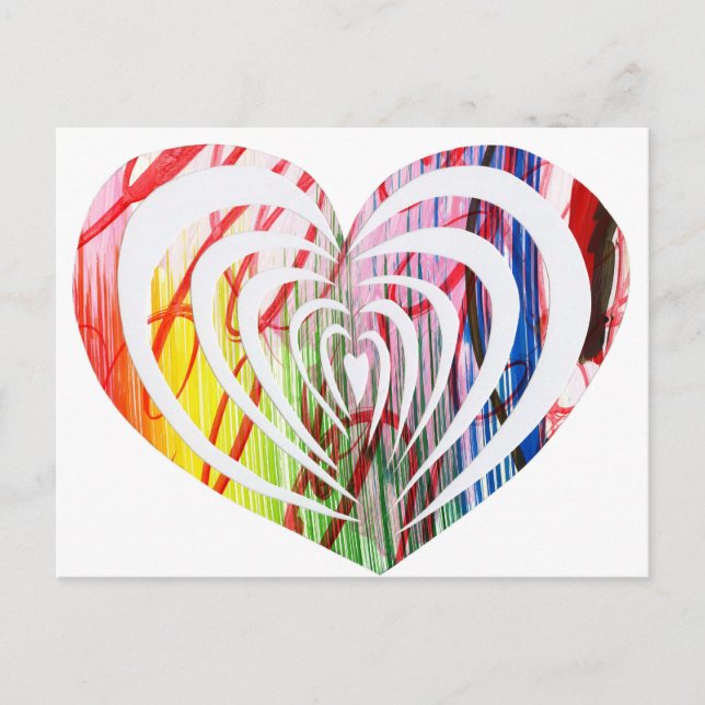 Beautiful and Original Modern HeART designs! Postcard (Front)