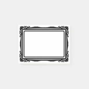 Beautiful and simple frame design post-it notes