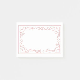 Beautiful and simple frame design post-it notes