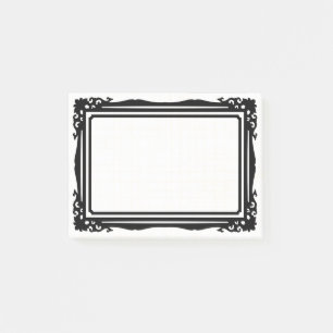 Beautiful and simple frame design post-it notes