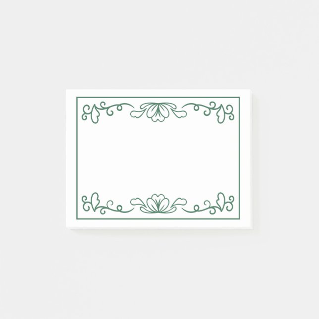 Beautiful and simple frame design post-it notes (Front)