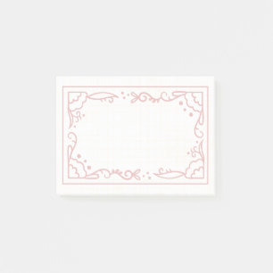 Beautiful and simple frame design post-it notes