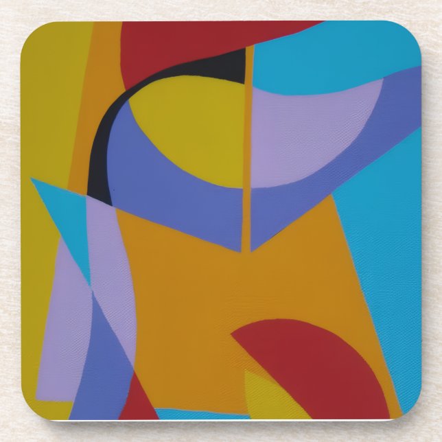 Beautiful and Vibrant Colors! Beverage Coaster (Front)