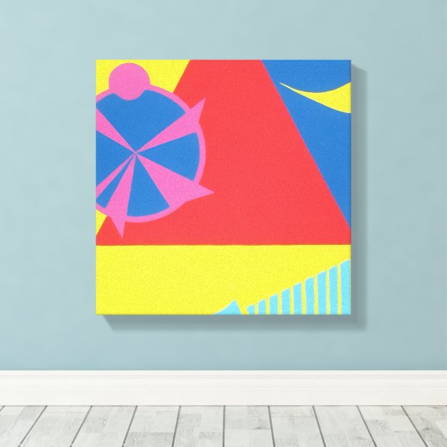 Beautiful and Vibrant Colors!  Canvas Print (Insitu(Wood Floor))