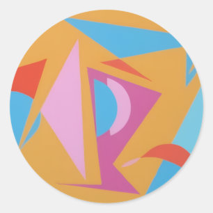 Beautiful and Vibrant Colors! Classic Round Sticker