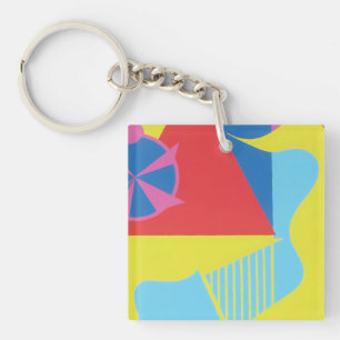 Beautiful and Vibrant Colors!  Keychain
