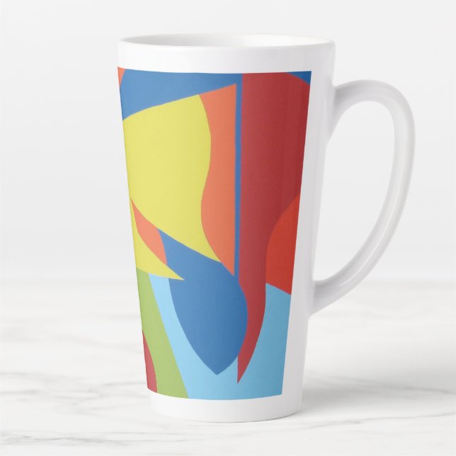 Beautiful and Vibrant Colors! Latte Mug (Right)