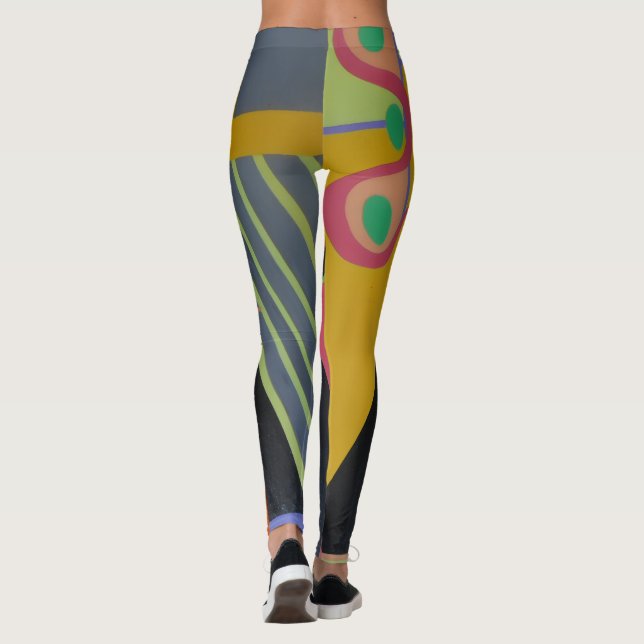 Beautiful and Vibrant Colors! Leggings (Back)