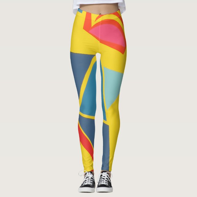 Beautiful and Vibrant Colors! Leggings (Front)