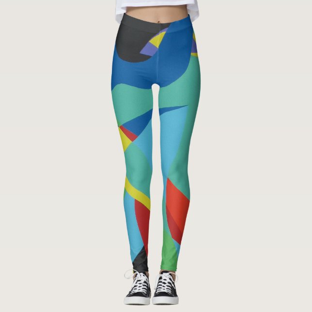 Beautiful and Vibrant Colors!  Leggings (Front)
