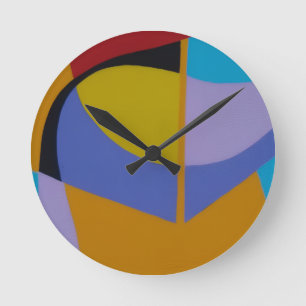 Beautiful and Vibrant Colors! Round Clock