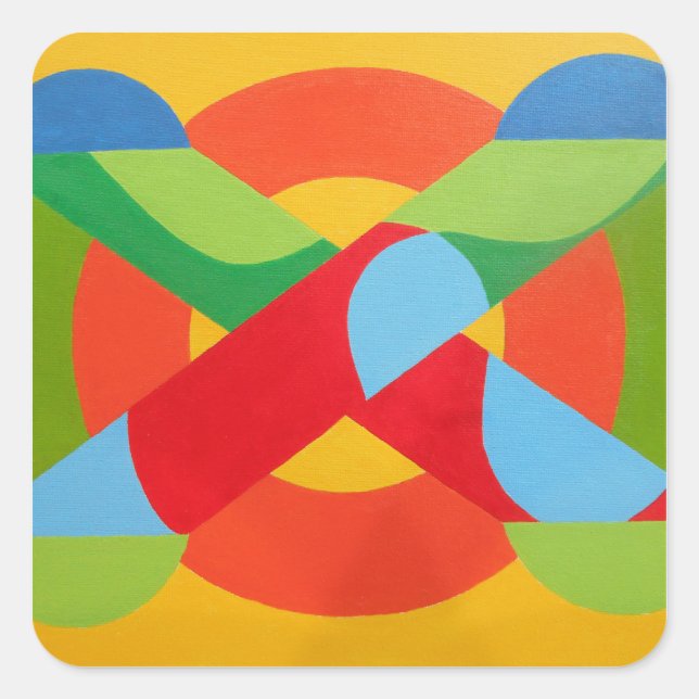 Beautiful and Vibrant Colors! Sticker (Front)