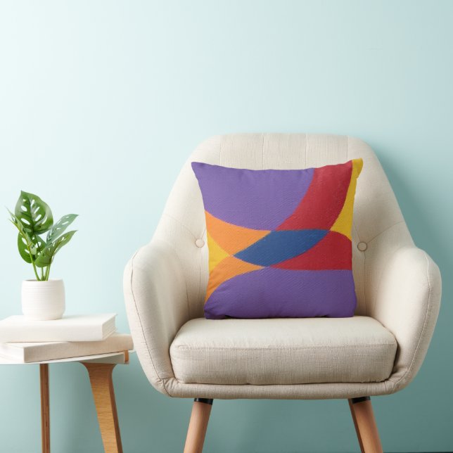 Beautiful and Vibrant Colors! Throw Pillow (Chair)