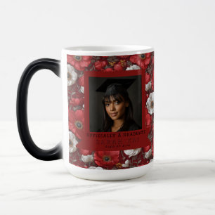 Beautiful Anemones Floral Congrat Graduate Magic Mug
