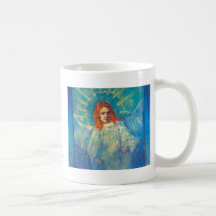 Beautiful Angel art glorious painting by Van Gogh Coffee Mug